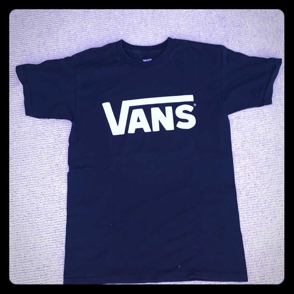 Vans navy blue tee